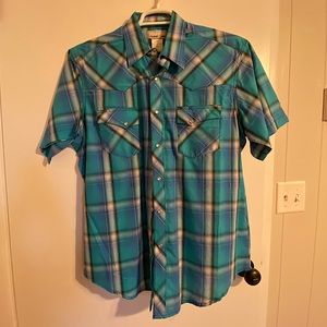 Mens Short Sleeve Button Down
